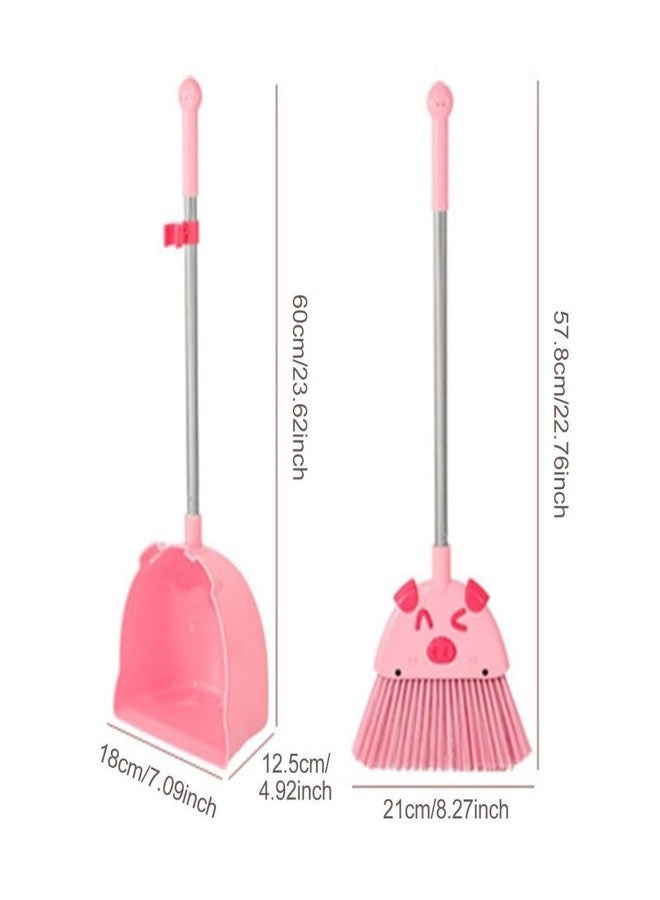 DHVYANT MART Kid's Long Handle Broom and Dustpan Set | Little Housekeeping Cleaning Tool | Pretend Play Toy | Suitable for Various Small Areas | Ideal for Toddler Boys & Girls | Multicolor - Image 3